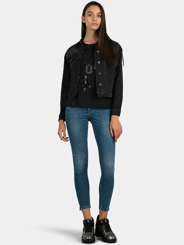 Black Т-shirt with logo - 4