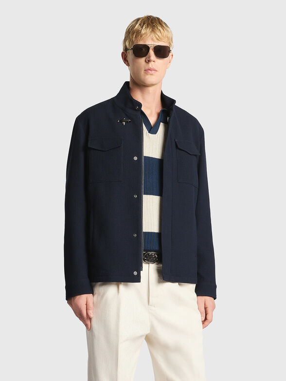 Transition jacket in dark blue - 1