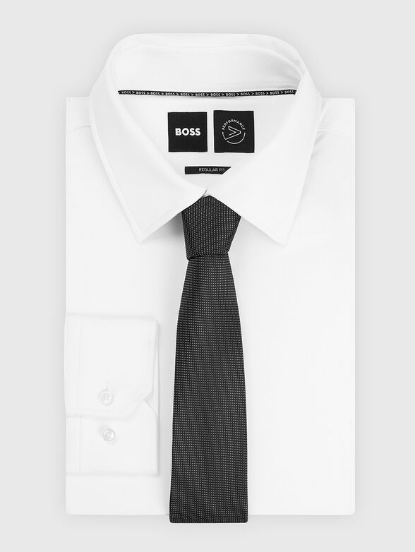 Tie of silk and jacquard - 2