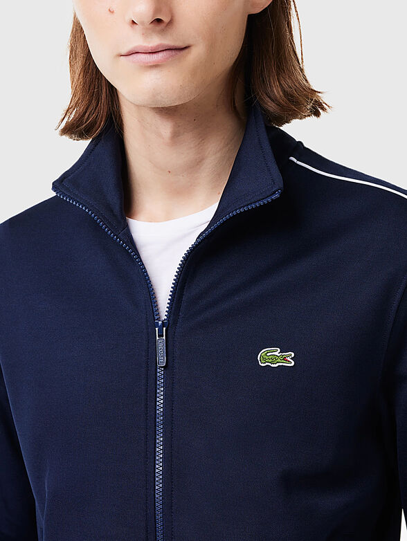 Sweatshirt with logo accent in black - 4