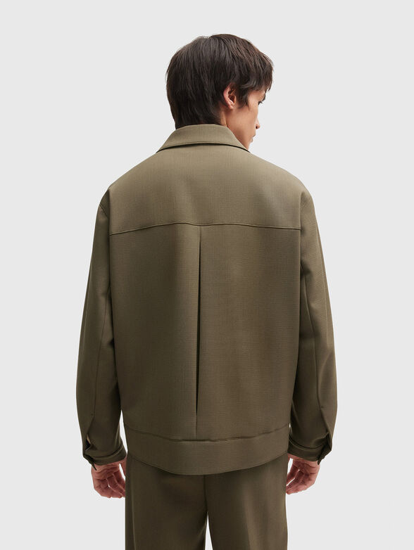 JULIANO black wool blend jacket - 3