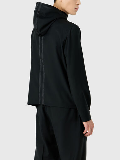 Black jacket with hood - 2