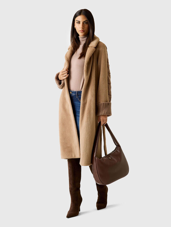 Midi faux fur coat - 2