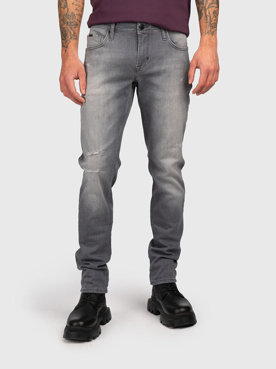 Slim jeans with washed effect - 1