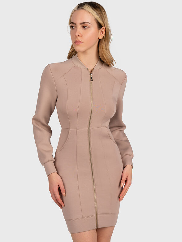 JAZMINE dress with accent zip - 1