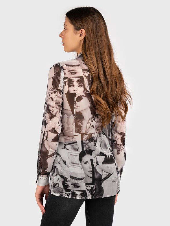 CLOUIS shirt with photo print - 3