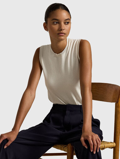 Top with logo embroidery - 4