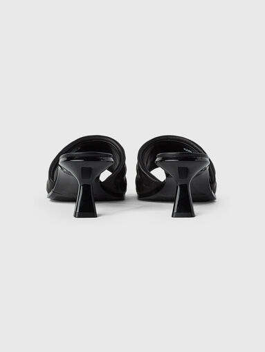 PANACHE leather heeled slippers - 3