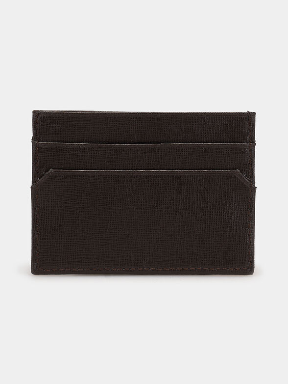 ARNO card holder in dark brown color - 2