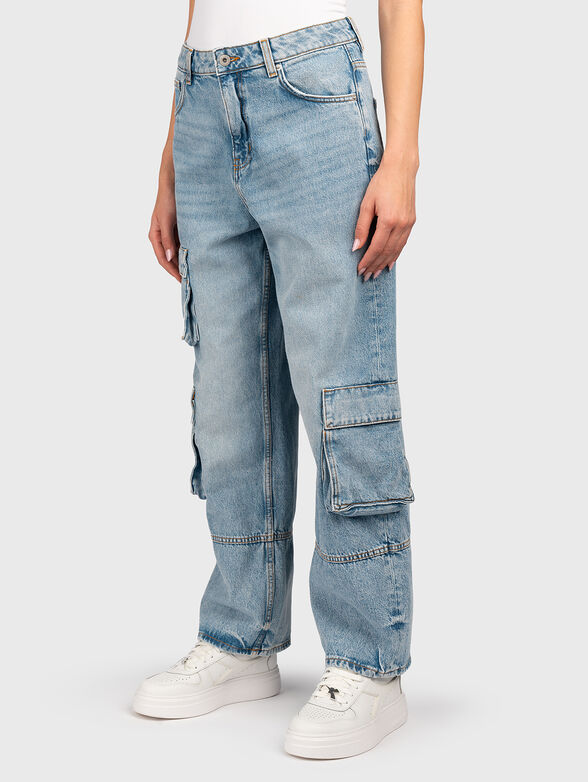 Cargo jeans with high waist - 1