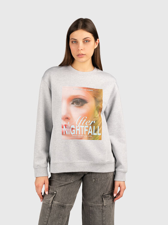 Суитшърт с принт - 1