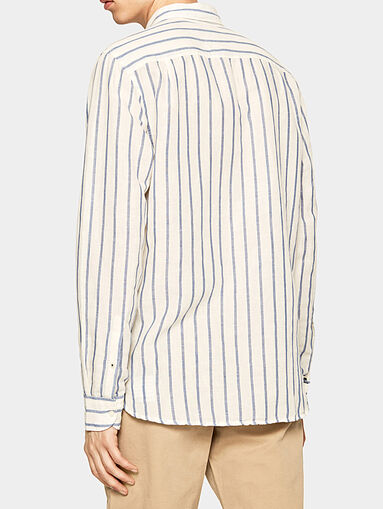 ALFRED shirt with striped print - 3