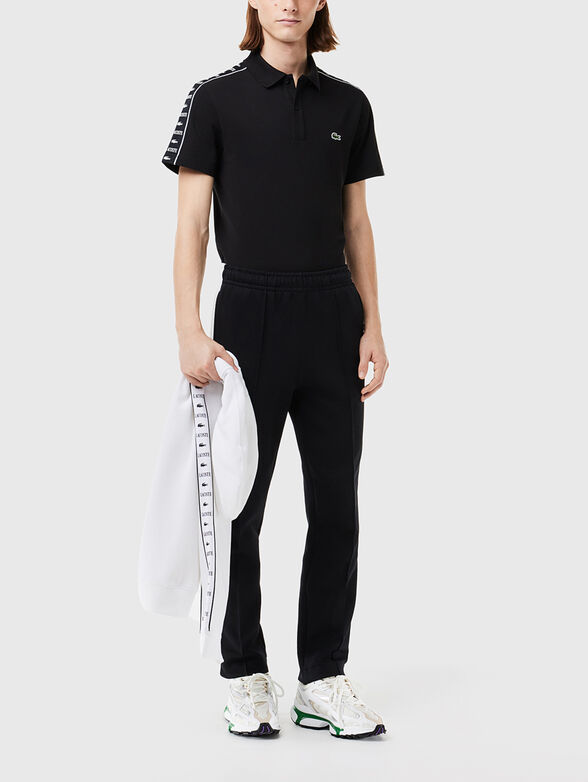 Polo shirt with contrasting stripe  - 2