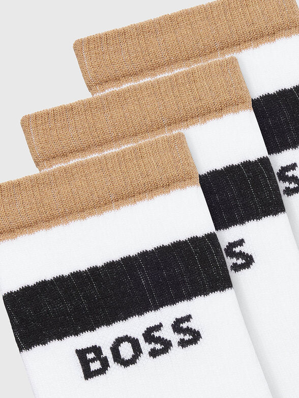 Set of two pairs of socks with logo - 2
