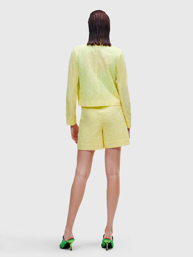 ANGLAISE white blazer with embroidery - 3