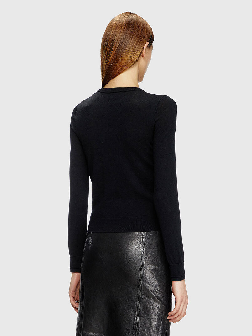 M-ALINESA wool blouse with logo - 3