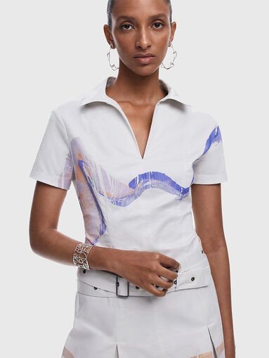 Belted mini dress - 3