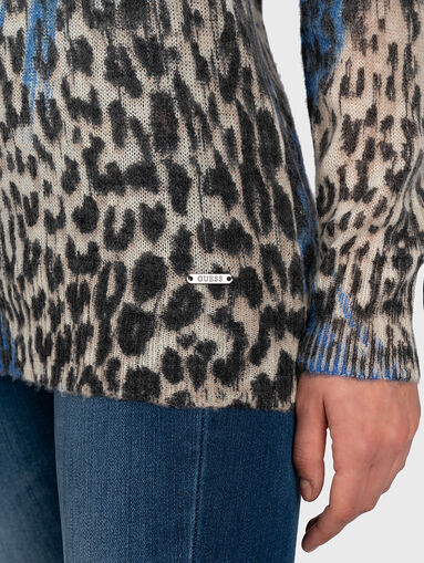 INES Sweater with animal print - 5