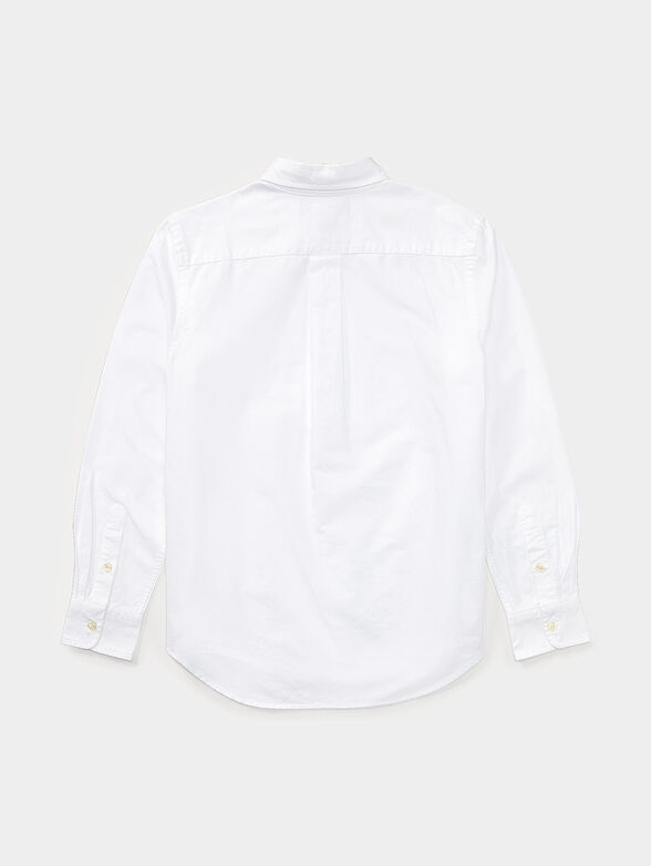 White shirt with logo accent - 2