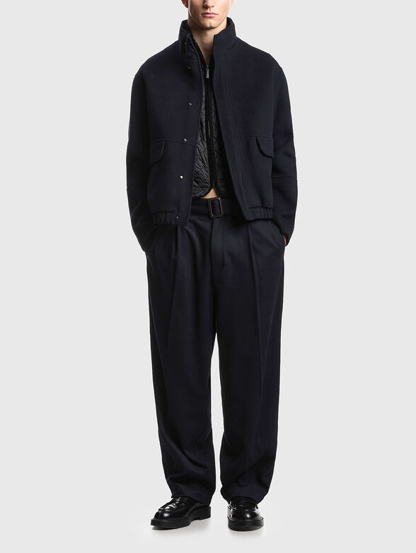 Wool jacket with removable lining - 2