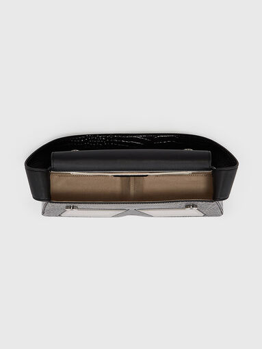 Black bag with croc effect  - 5