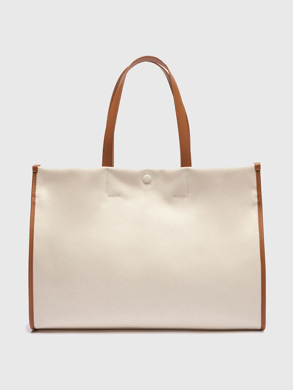 Large bag with contrast details and logo lettering - 2