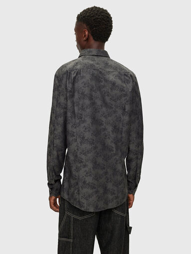 ELISHA cotton shirt with print - 3