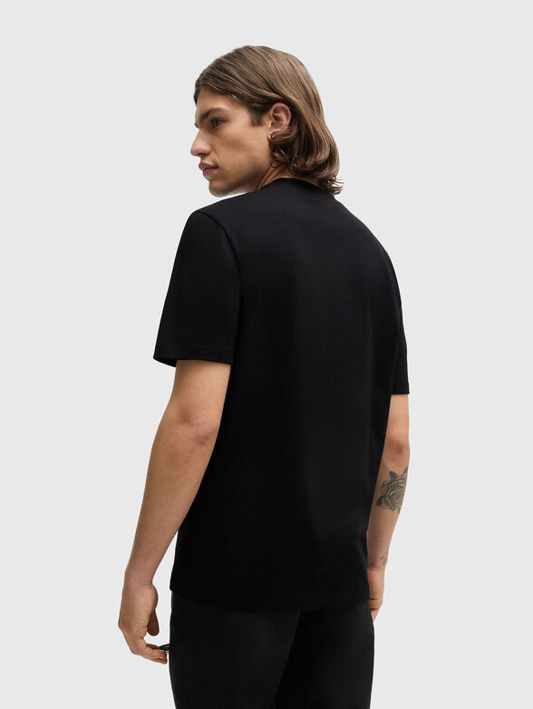 DIKOBRA black T-shirt with print - 3