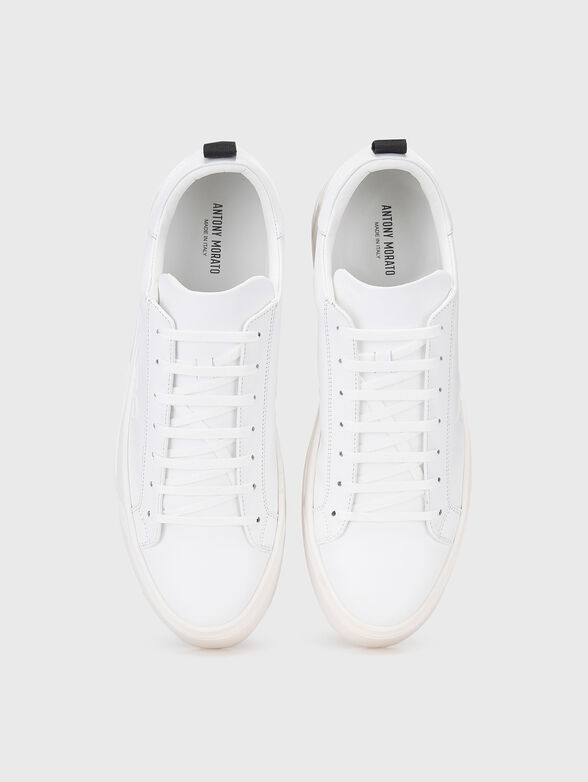 White leather sneakers - 6