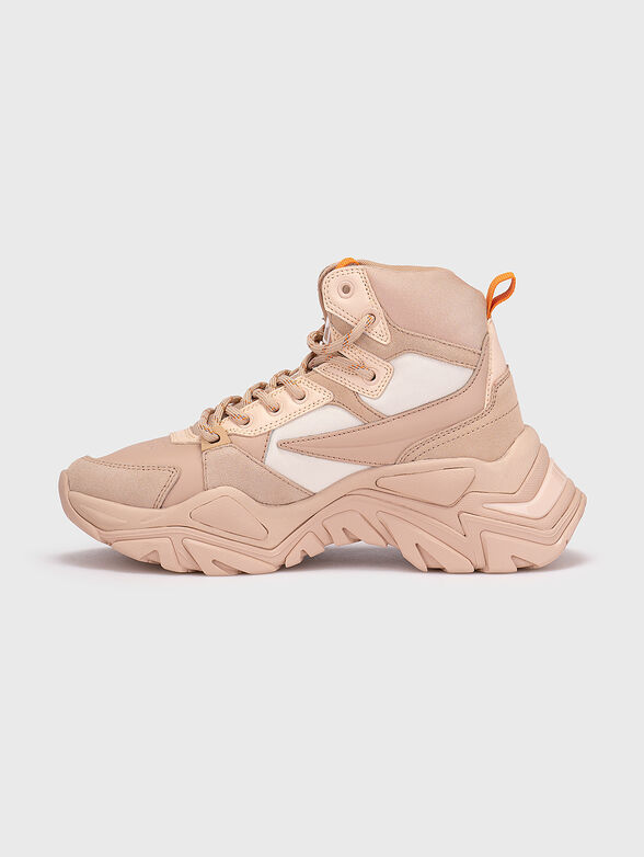 High sneaker ELECTROVE in beige color - 4