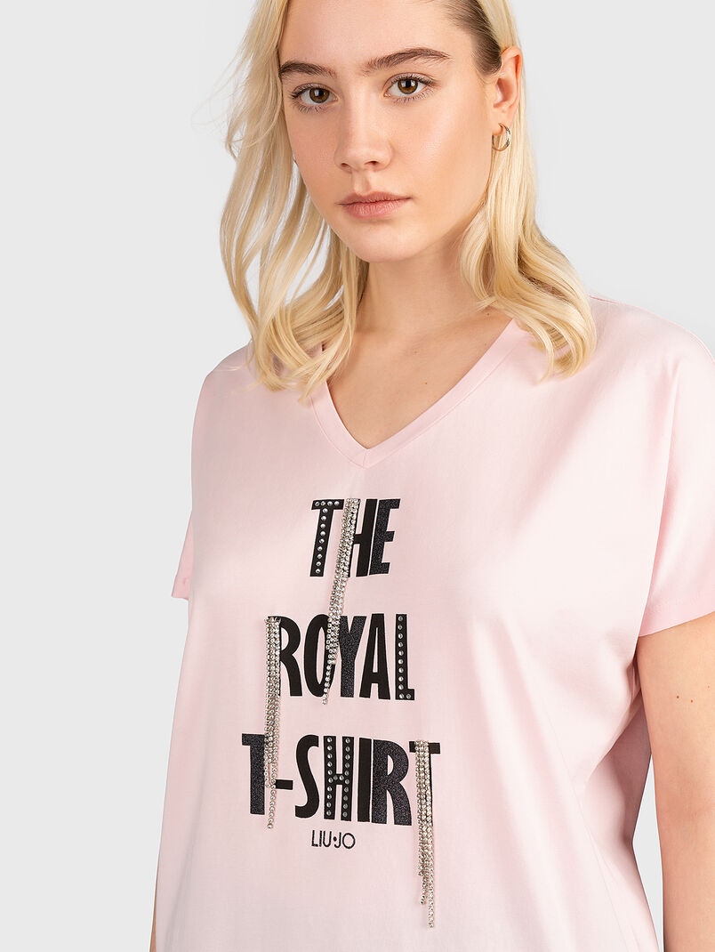 T-shirt with contrasting print - 3