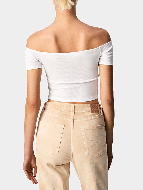 BETH top with boat neckline - 4