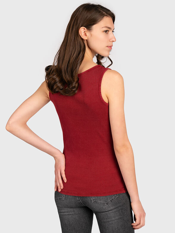 OLYMPIA Tank top with glamorous logo print - 3