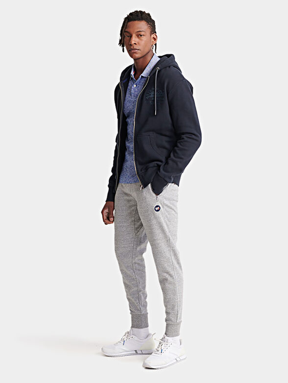 COLLECTIVE Cotton joggers in black - 2