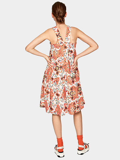 LORETO dress with floral motifs - 5