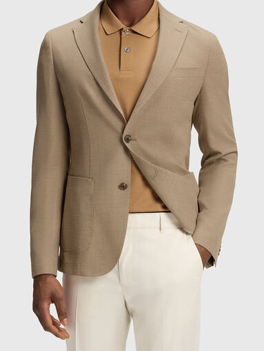 P-HANRY slim wool blend jacket - 5