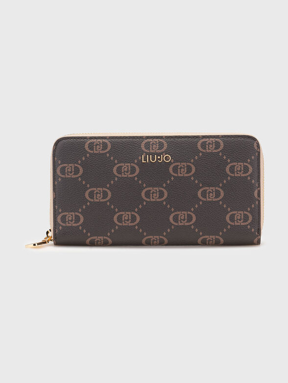 Wallet with logo print - 1