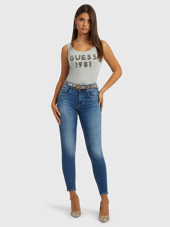 Black top with shiny logo lettering - 2