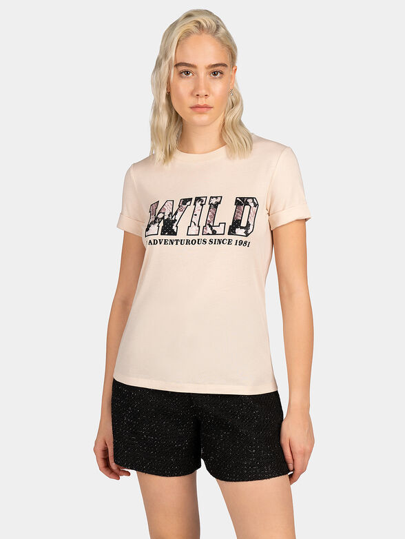 DALINA T-shirt with accent print - 1