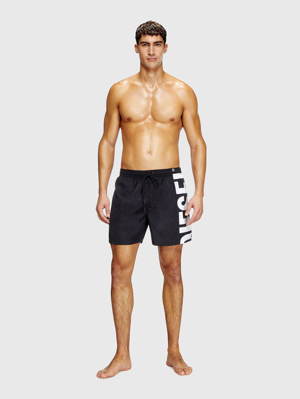 Beach shorts with logo accent - 2