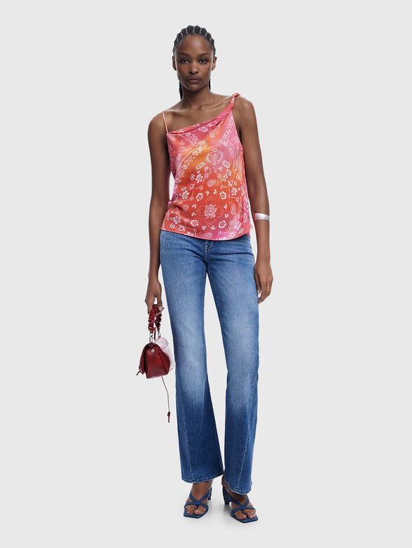 Flared jeans with twisted seam - 6