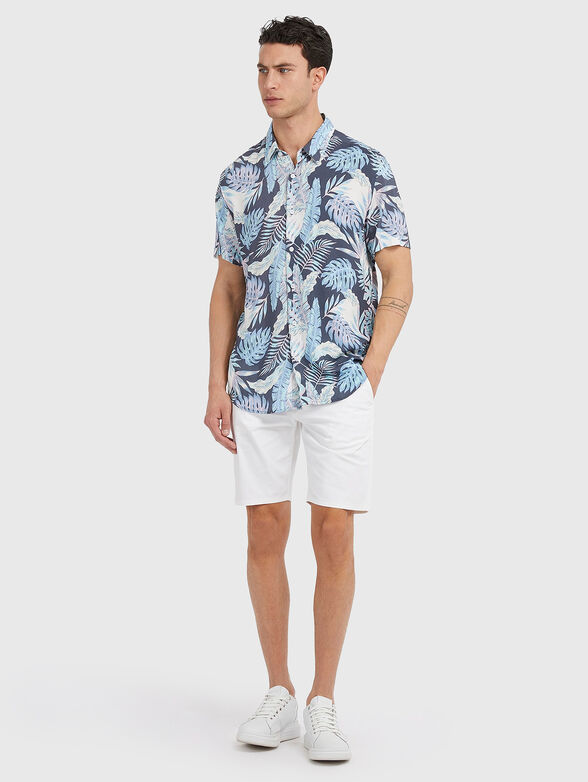 RAYON INDGO printed shirt - 2