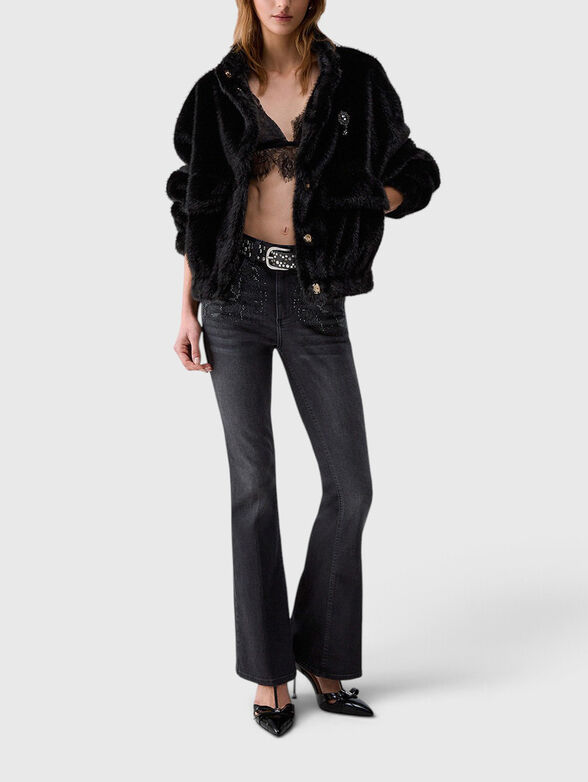 Bomber jacket with soft texture - 2