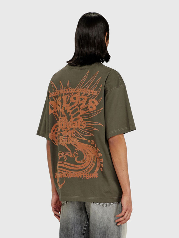 Cotton T-shirt with a round neckline - 2