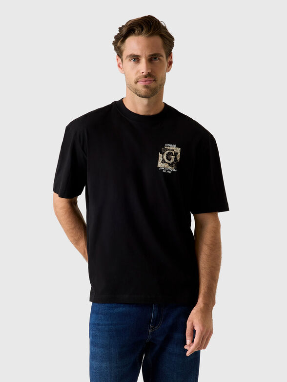 Back paisley print T-shirt - 1