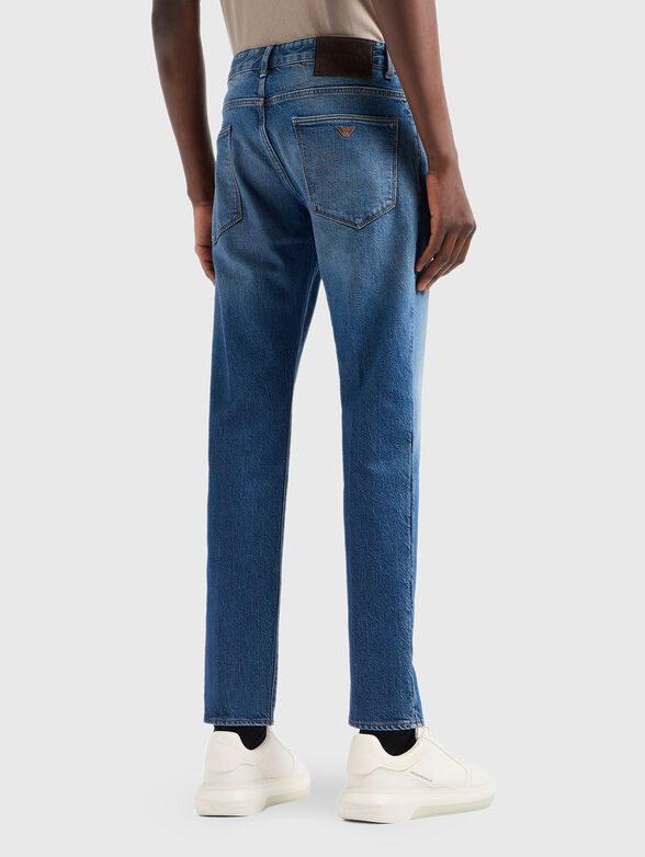 Light blue jeans with washed effect - 2