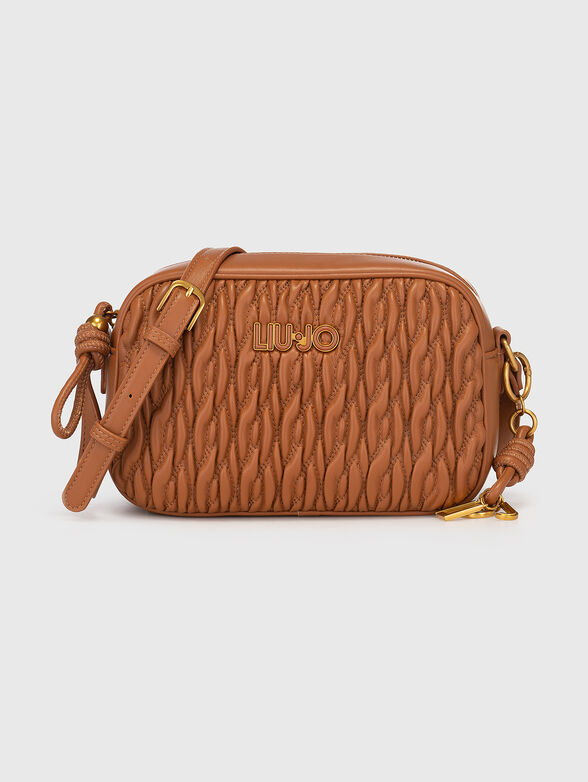 Black crossbody bag in eco leather - 1