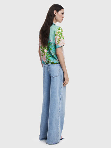 SILKA shirt with short sleeves and print - 3