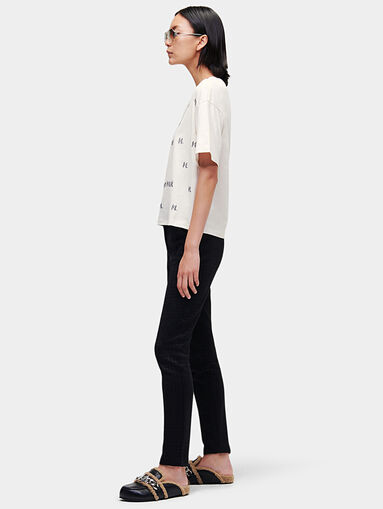KARL MONOGRAM black T-shirt - 4