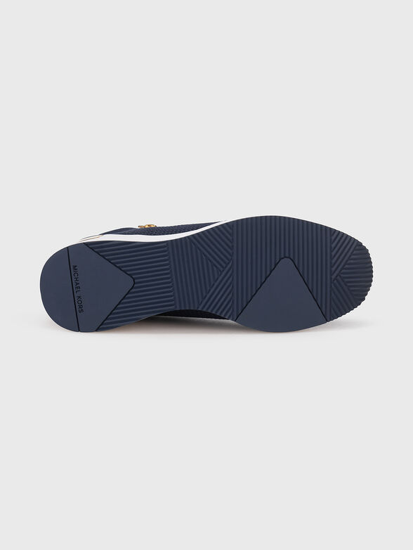 WILLIS blue wedge sports shoes - 5